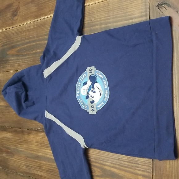 Disney Cruise Line 2019 Kids Hooded Sweatshirt Small - Picture 3 of 5